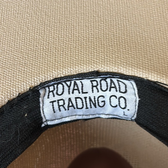 Beige/Hand Painted Hat by Royal Road Trading Co. - Picture 3 of 5